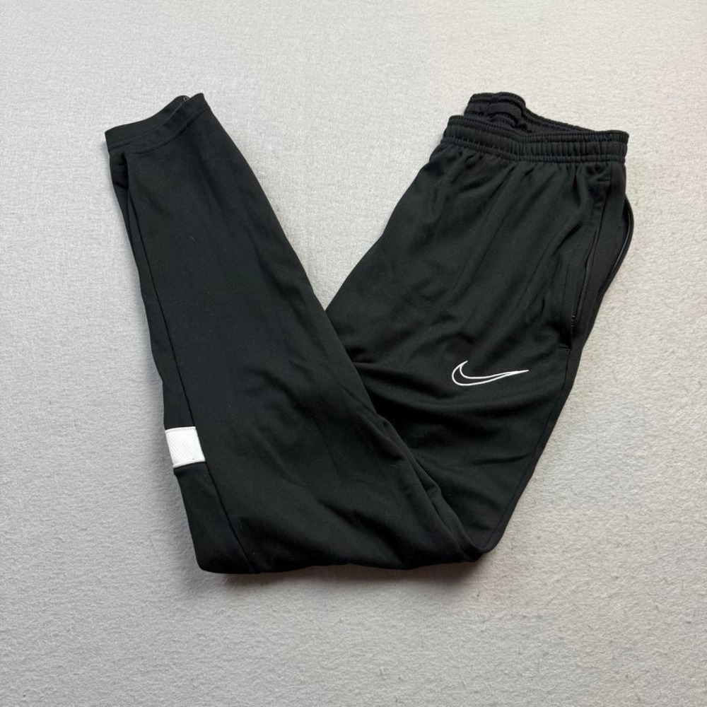 Nike Dri-FIT Black Track Pants Men's Medium Athletic Joggers Training Soccer